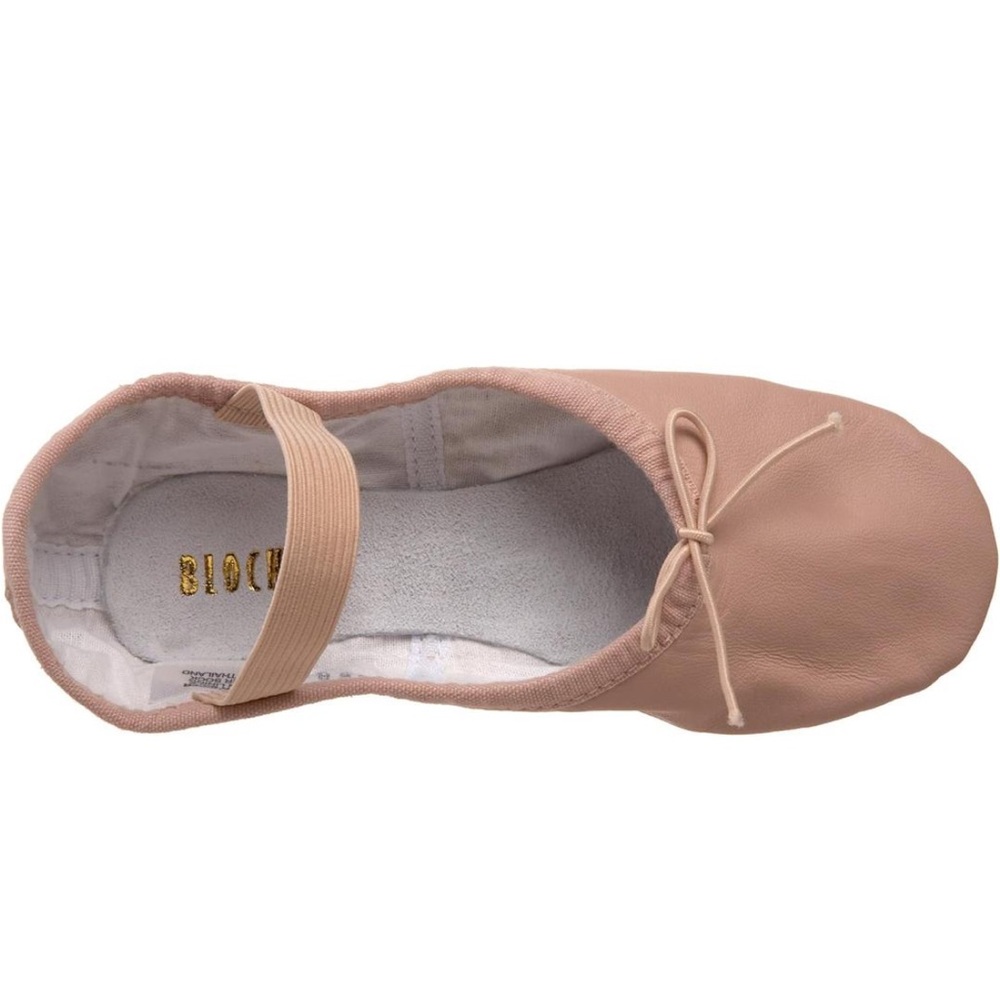 Bloch Dansoft II Ballet Flats Toddler/Little Kid Beige Size 1.5 Leather NEW - Picture 4 of 6